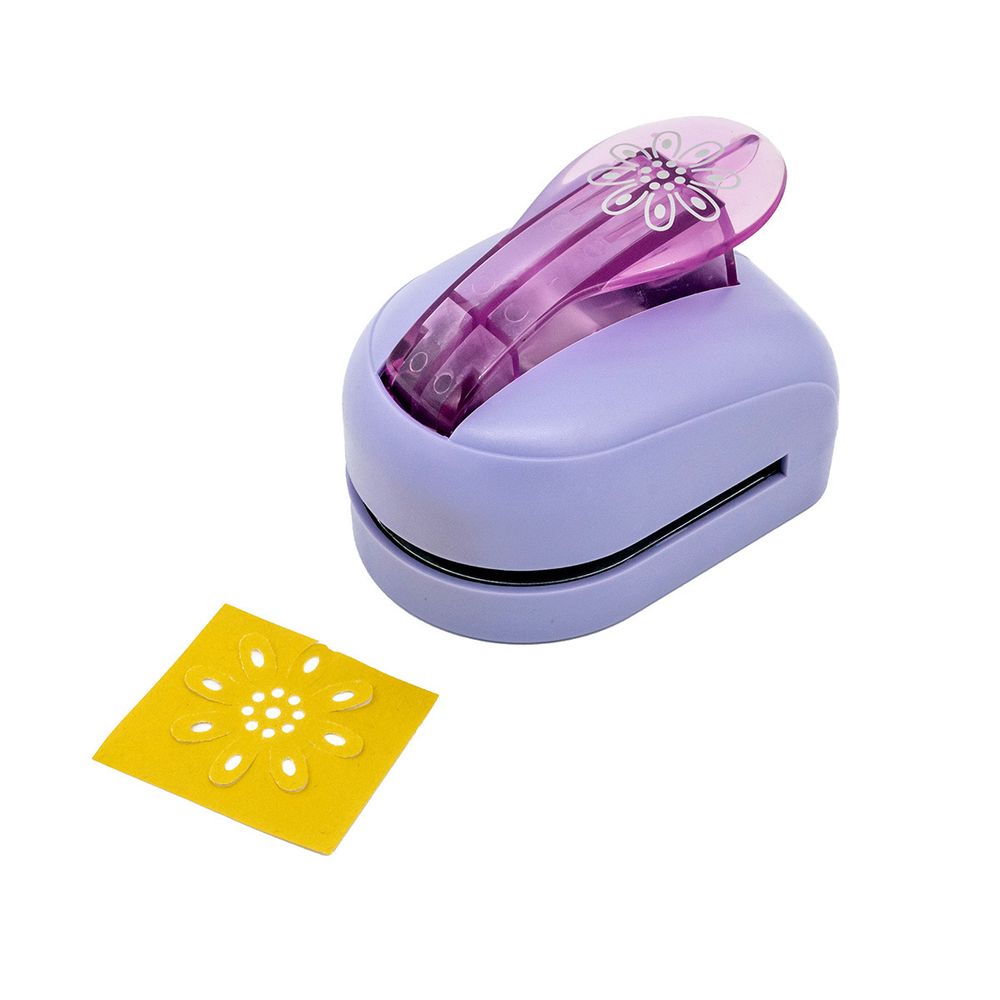 Фигурный дырокол 3D JF-33CM, 4.5х3.1см (12-цветок)