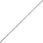 Тесьма отделочная плетеная 3 мм / 30 метров, серебро, С951Г7