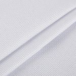 Канва Aida 11 ct, 150х100 см, 95% хлопок, 5% терилен, белый с Перламутровым люрексом, Gamma K03L