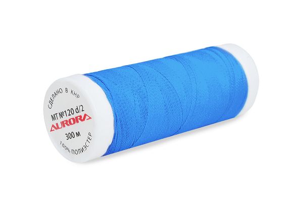 Нитки вышивальные матовые Aurora №120, 300 м, цв. MT3024, 5 катушек