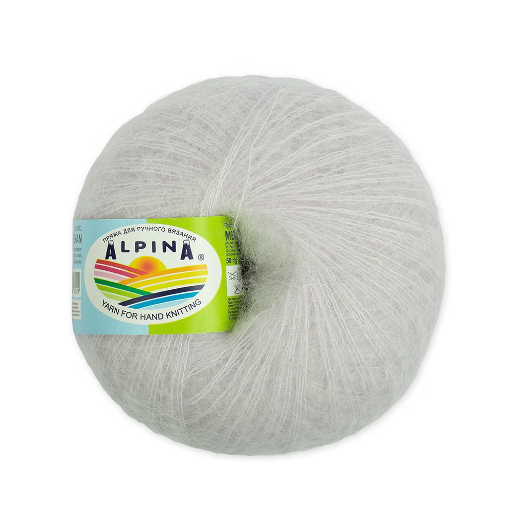 Пряжа Alpina Maghan / уп.4 мот. по 50г, 390м, 05 св.сиреневый