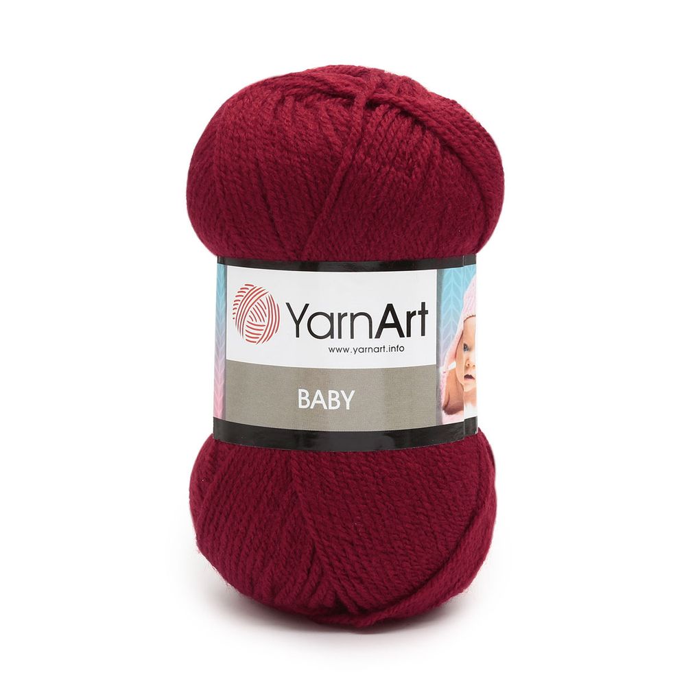 Пряжа YarnArt (ЯрнАрт) Baby / уп.5 мот. по 50 г, 150м, 3024 красный