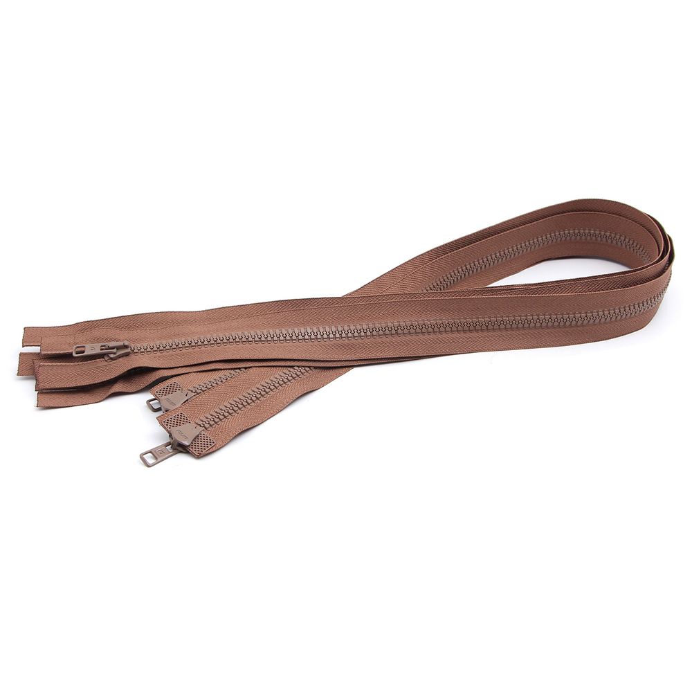 Молния трактор Arta Т6 (6 мм) 2 зам., разъем., 75 см, цв. 072 бежевый, уп.5 шт