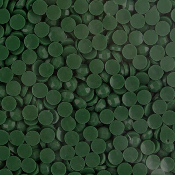 Стразы неклеевые акрил 2.5 мм, 100 г (10х10 г), /РП/, №3152 т.болотный, Zlatka OZM