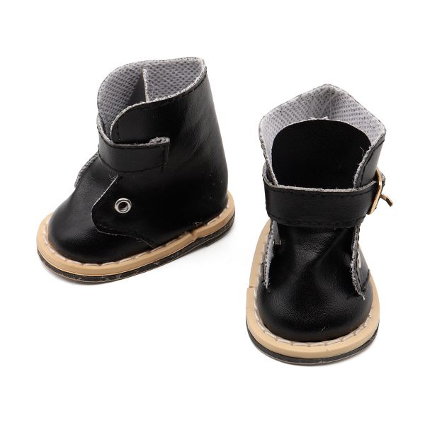 Ботиночки для кукол 7.5х4.2х6 см, 1 пара, Astra&Craft, цв. черный, SH-0024