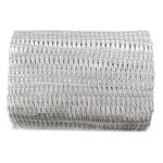 Бахрома отделочная 28.0 мм / 25 метров, металлизированная, цв.серебро 1123