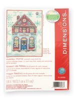 Набор для вышивания нитками Dimensions, Праздничный дом, 12.7х17.7 см