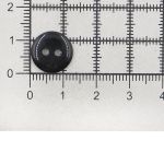 Пуговицы на 2 прокола супатная 20L (12,5мм), пластик (s.black (черный глянец)), 144 шт