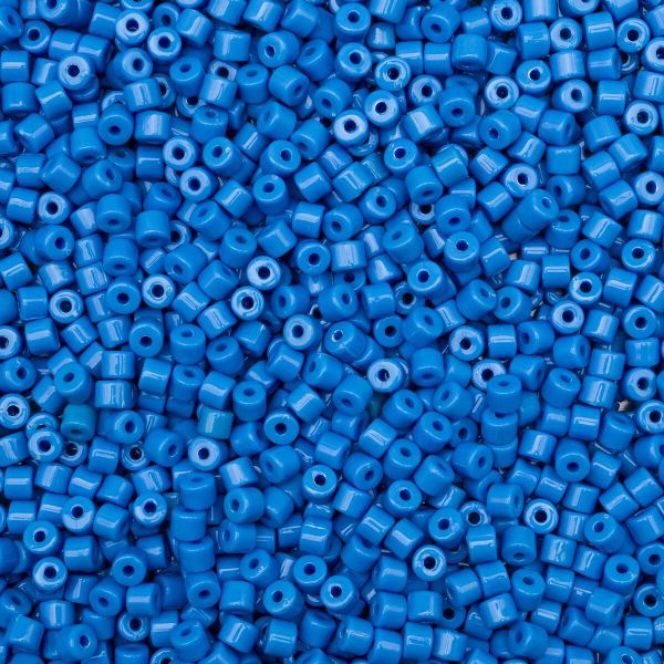 Бусины пластик цилиндр, 5х6 мм, 500 г, 024 голубой, Astra&Craft, 7739890/77392982141