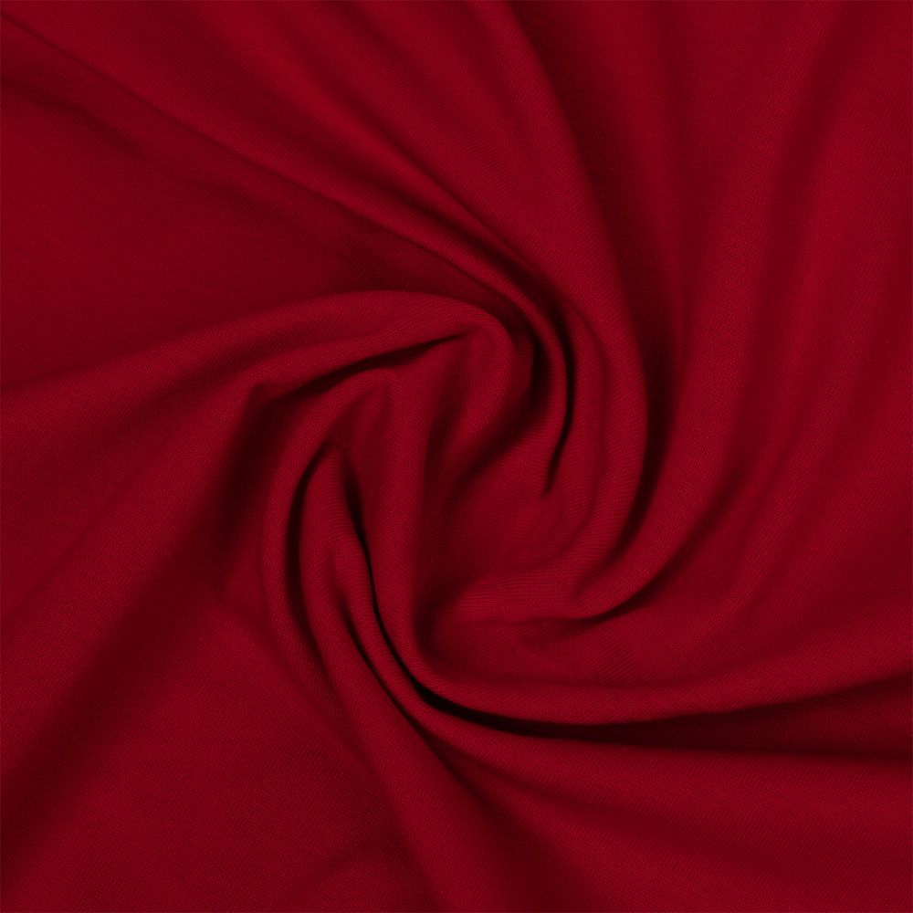 Футер 2-нитка петля поликоттон стрейч 220 г/м², 160 см / 3 метра, ФУТ2Х.TBY.ХЛ-ПЭ.S171.3, цв.S171 красный