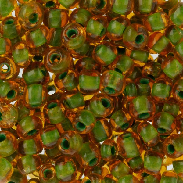 Бисер Zlatka 8/0 (2.9 мм), 100 г (10х10 г), №0301 салатовый, GR