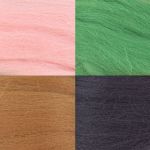 Набор шерсти для валяния 4х10 г, ассорти №12, Gamma AFW-040