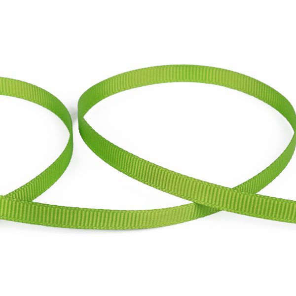 Лента репсовая (в рубчик) 6.0 мм / 45.5 метра, 080 т.салатовый, Gamma GR-06