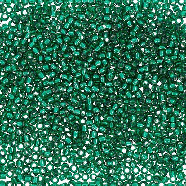 Бисер Toho 15/0 круглый (1.5 мм), 25 г (5х5 г), 0036 яр.зеленый