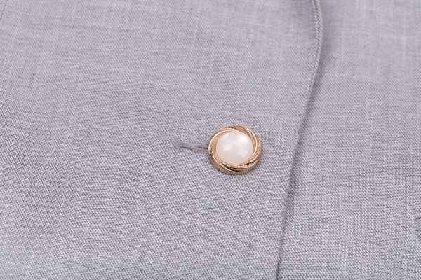 Пуговицы металл 22 мм, 100 шт, 30 золото, Gamma MB 0270