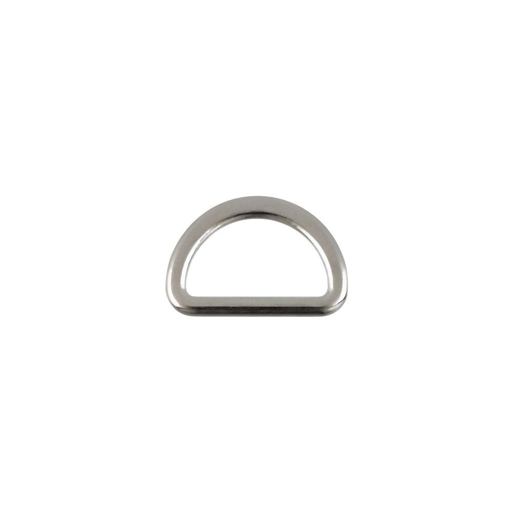 Полукольцо литое металл внутр. 15 мм, 10 шт, 04 никель, Gamma GHR-15