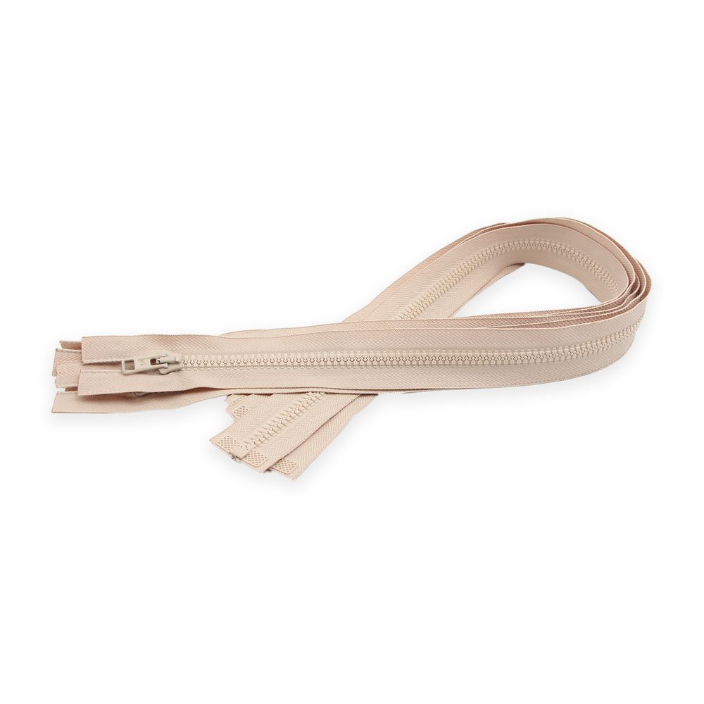 Молния трактор Arta Т6 (6 мм) 1 зам., разъем., 65 см, цв. 105 св.бежевый, уп.5 шт