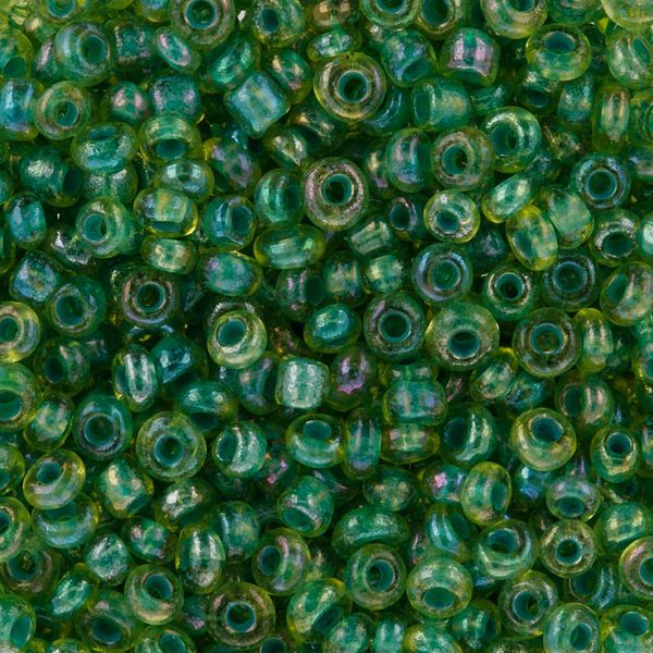 Бисер Zlatka 11/0, 6х20 г, /РП/, №0223 т.зеленый, GR