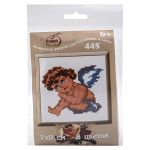 Набор для вышивания нитками РС Студия, Ангелочек 12х10 см