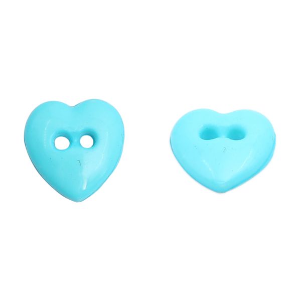 Украшения пуговицы декоративные фигурки Мини-сердца пластик, 23 штук, Dress It Up