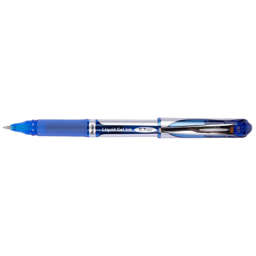 Ручка гелевая Energel 0.7 мм, 12 шт, BL57-CO синий стержень, Pentel