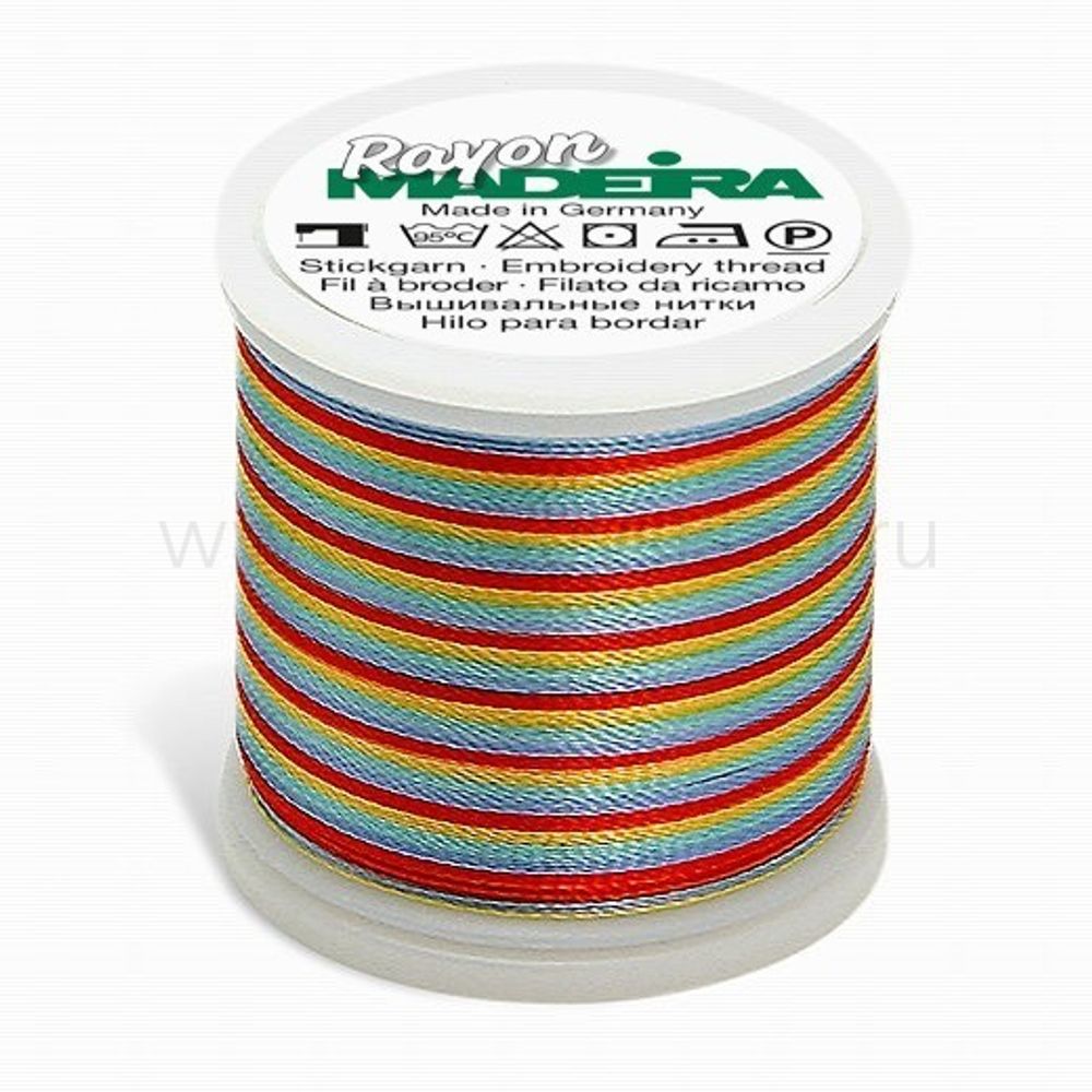 Нитки вышивальные Madeira Rayon №40, 200 м, цв. 2147, 9840, 5 катушек