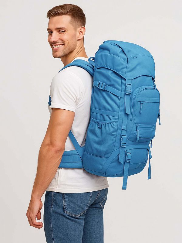 Оксфорд 600D PU1000 220 г/м², 150 см / 10 метров, ОКС.TBY600D.S066.10, S066 голубой