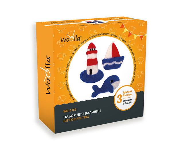 Набор для валяния Woolla, Морские, Woolla WB-0165