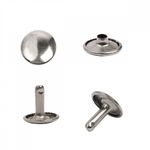 Хольнитены двухсторонние сталь 12х12 мм, №123, TBY.5212 цв. никель уп. 1000 шт, TBY