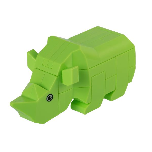 Головоломка Носорог, 10 элементов, 1 шт, Delfbrick DLK-25