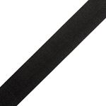 Резинка вязаная 40.0 мм / 40 метров, стандартная 3.9-4.3 г/п.м., черный