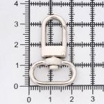 Карабин металл 17.0 мм (35х21 мм), PM43 HM01, никель, уп.20 шт