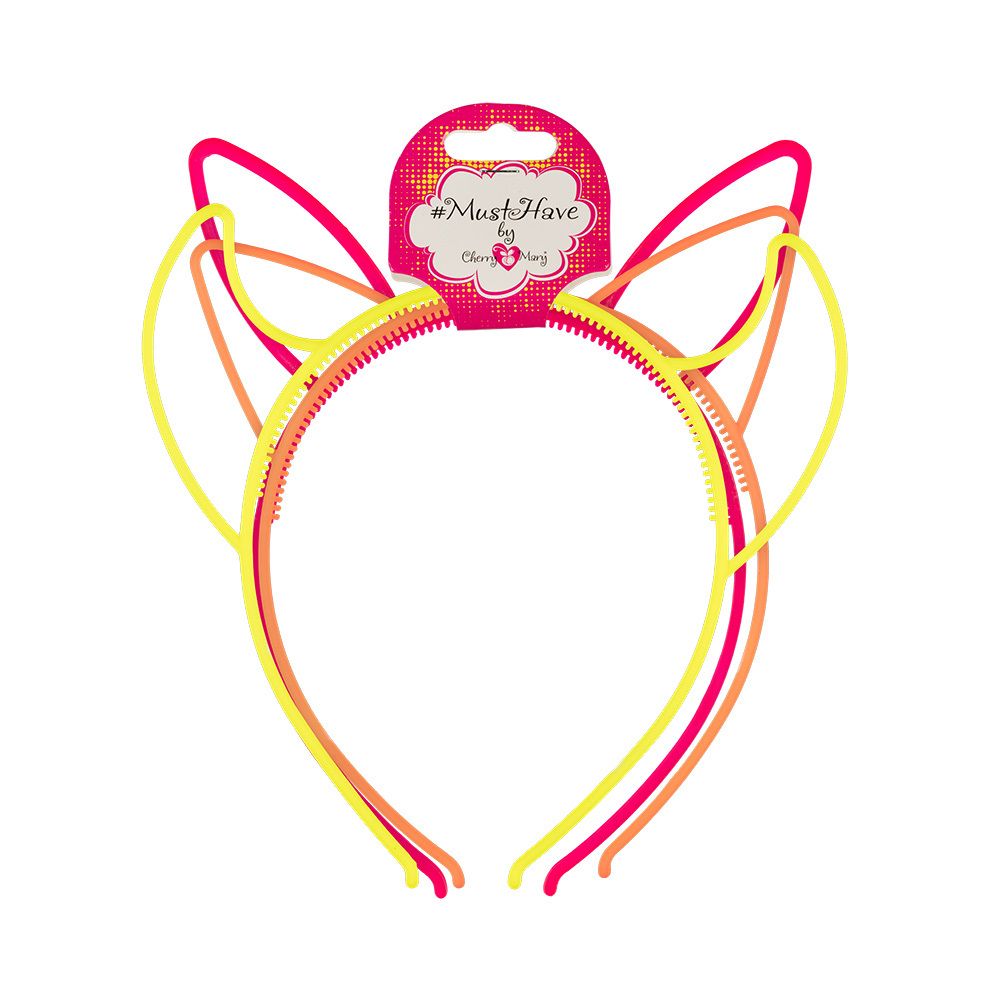 Набор ободков для волос 15 шт (5х3 шт), №04, Cherry Mary T/O6101 Набор ободков для волос 15 шт (5х3 шт), №04, Cherry Mary T/O6101