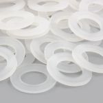Кольцо уплотнительное под блочку ⌀8 мм (№5), пластик, 100 шт