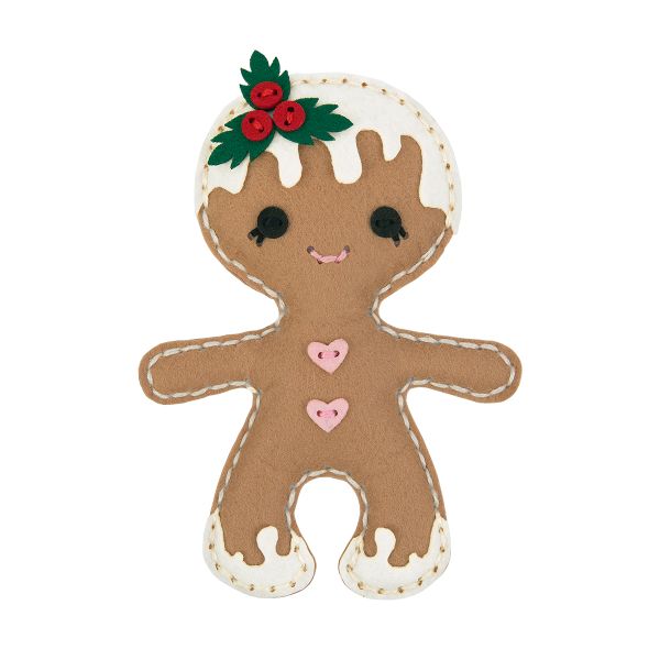 Набор для шитья игрушки Пряничный человечек 14 см, Miadolla KD-0431