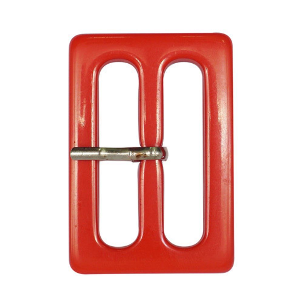 Пряжка с язычком 30 мм, 820 красный, 10 шт /TOS/