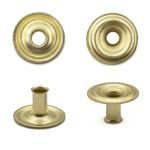 Часть кнопки Альфа (S-образная) ⌀11 мм (D-часть), 5 золото (D-часть), 100 шт, BIG