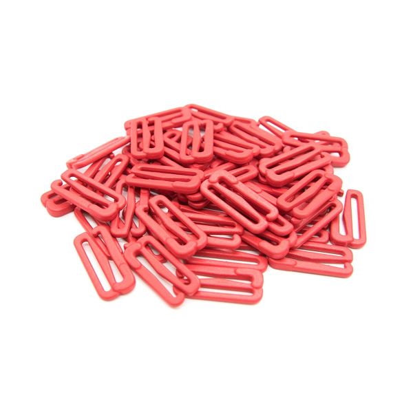 Крючки для бюстгальтера металл 20.0 мм, 100 красный, Arta, 50 шт