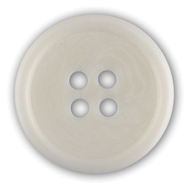 Пуговицы 4 прокола костюмные 15 мм, 24 шт, D121 кремовый, Gamma OXG 0001