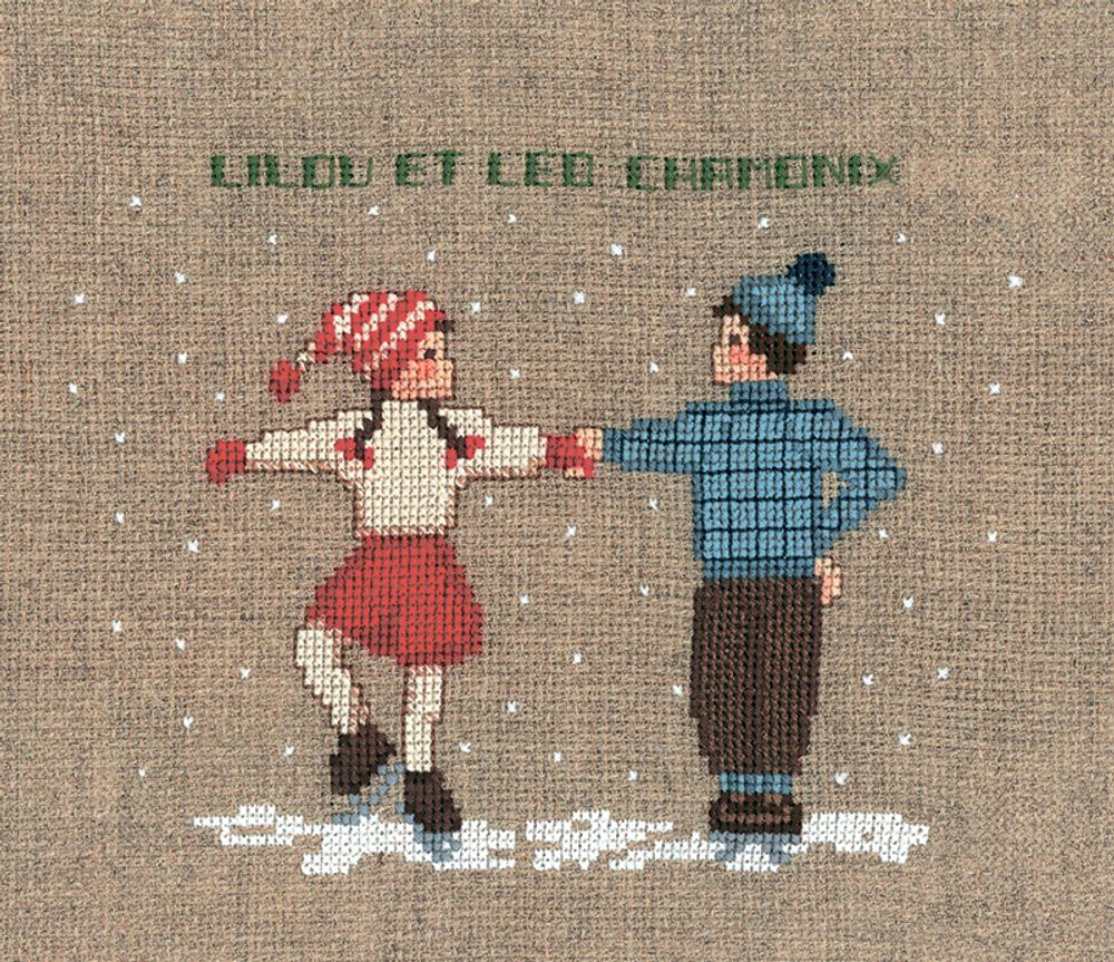 Le Bonheur des Dames, Deux Danseurs (Два танцора на льду), 12х15 см