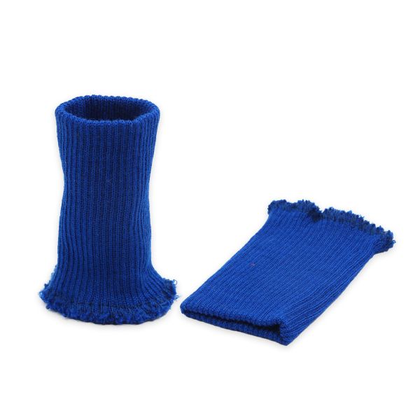 Манжеты трикотажные 6.5х10.0 см, 1 пара, тонкие, 001 василек