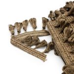 Бахрома отделочная 50.0 мм / 10 метров, с кистями 107 т.бежевый