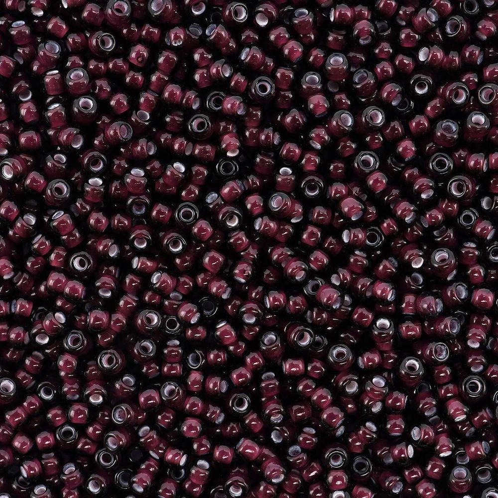 Бисер Preciosa прозрачный с цв. центром 10/0 (2.3 мм), круг.отв, 50 г, (25086)