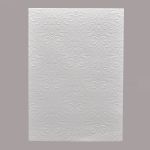 Фактурно-рельефная бумага Дамасский узор, 3 листа, БР003-1-Ф молочный /TOS/