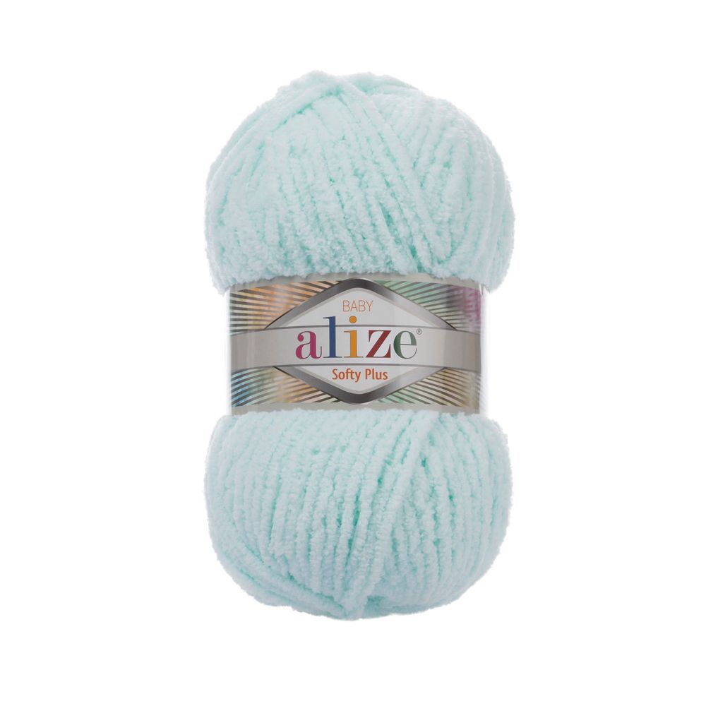 Пряжа Alize (Ализе) Softy Plus / уп.5 мот. по 100 г, 120м, 015 водяная зелень