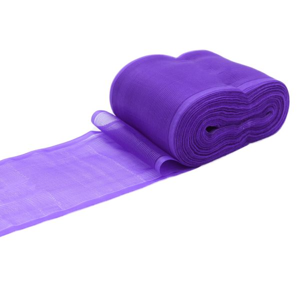 Лента для бантов (капрон) _8 см, 25 м (фиолетовый) С3501