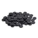 Пуговицы 2 прокола 18L (Black (черный)), CX-K-25, 144 шт