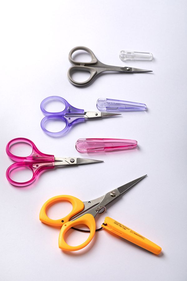 Ножницы рукодельные 8.3 см, фиолетовые, Gamma ROS-01