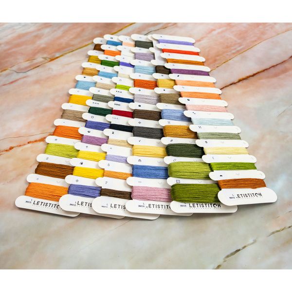 Набор для вышивания нитками LetiStitch L9941, Дикая Африка 45х34см