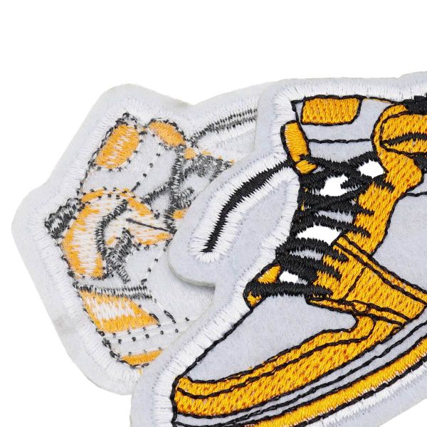 Термоаппликация КРОСЫ 80х60мм (Orange (оранжевый)), 2 шт, LA581